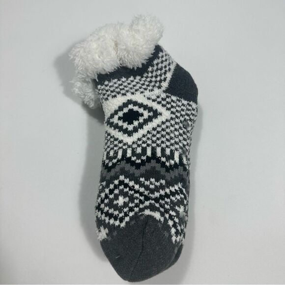 Secret Treasures Women's Multicolor Faux Fur Slipper Socks Size 4-10. 2 Pairs - Picture 8 of 9